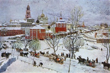 Russisch Werke - in sergiyev posad 1911 Konstantin Yuon Russisch